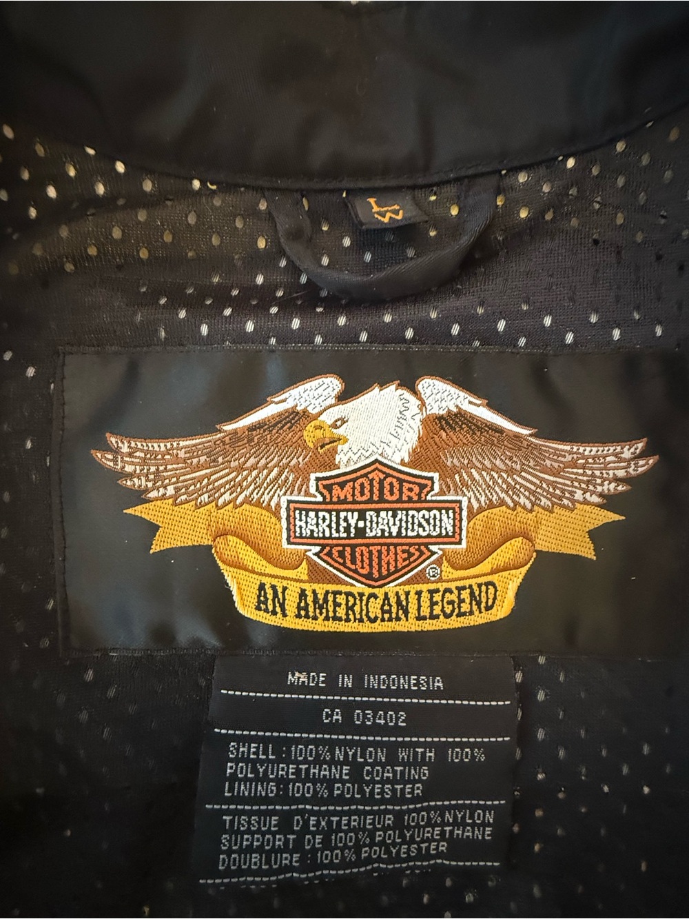 Harley-Davidson Women Black and Yellow Motorcycle Jacket with Reflective Stripes - Picture 5 of 5